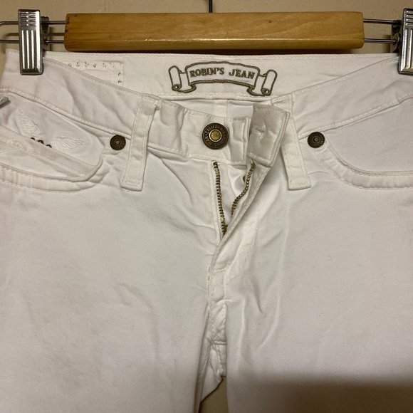 Robin’s Jeans White Skinny Jeans Ladies 24 - Picture 3 of 5